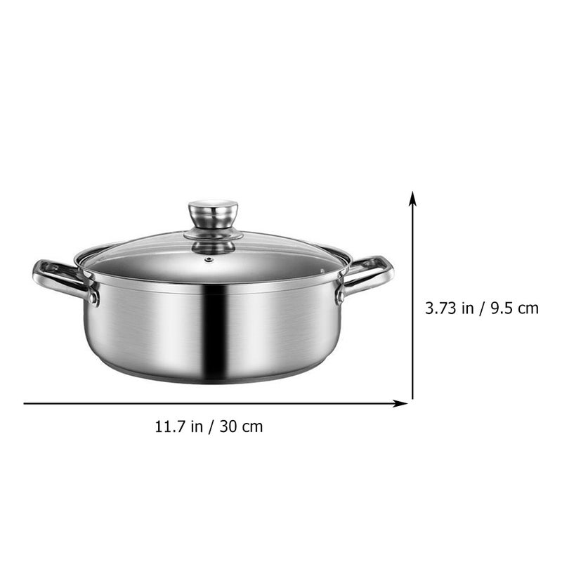 1pc Practical Induction Cooker Pot Household Hot Pot Kitchenware ( ) - Image 3