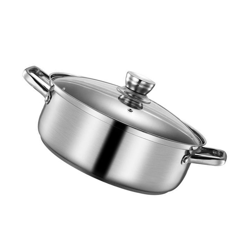 1pc Practical Induction Cooker Pot Household Hot Pot Kitchenware ( ) - Image 1