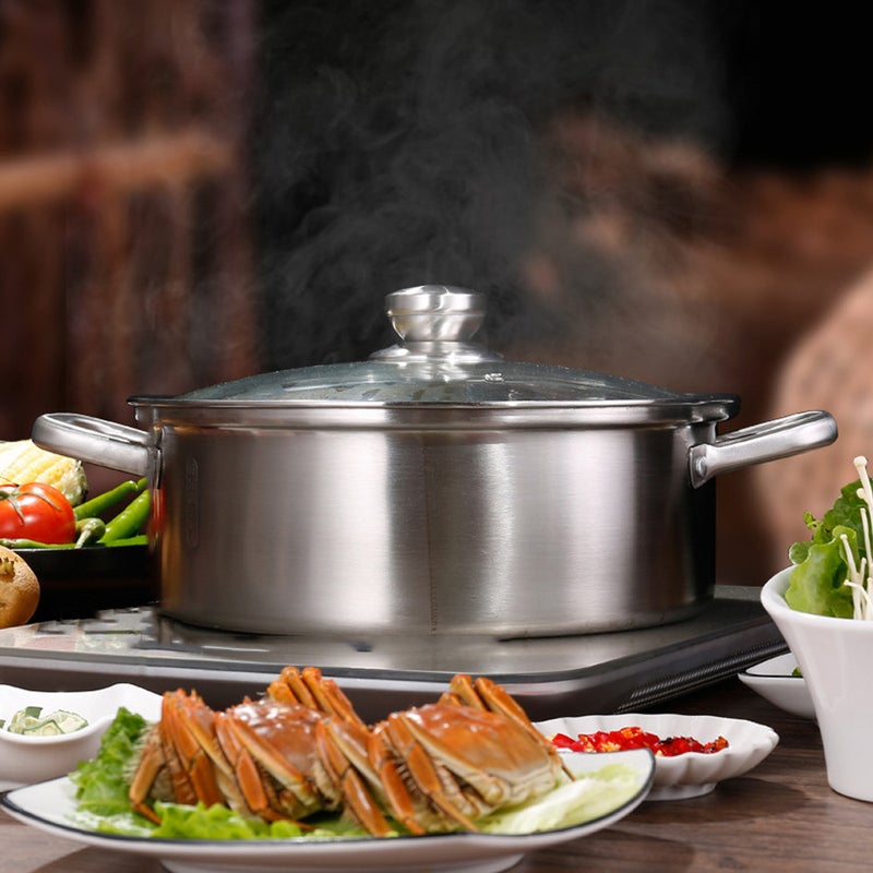 1pc Practical Induction Cooker Pot Household Hot Pot Kitchenware ( ) - Image 4