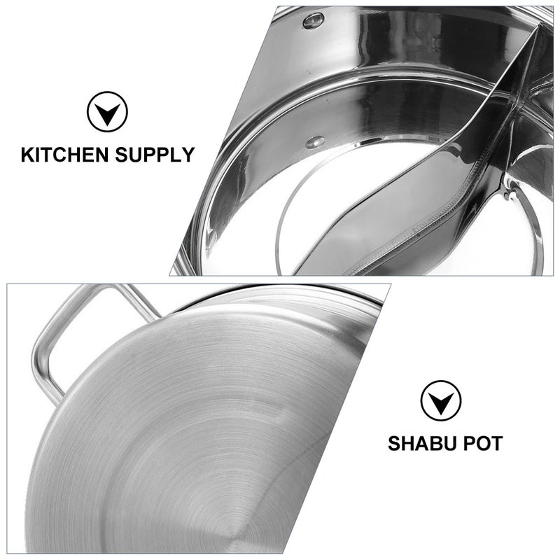 1pc Practical Induction Cooker Pot Household Hot Pot Kitchenware ( ) - Image 5