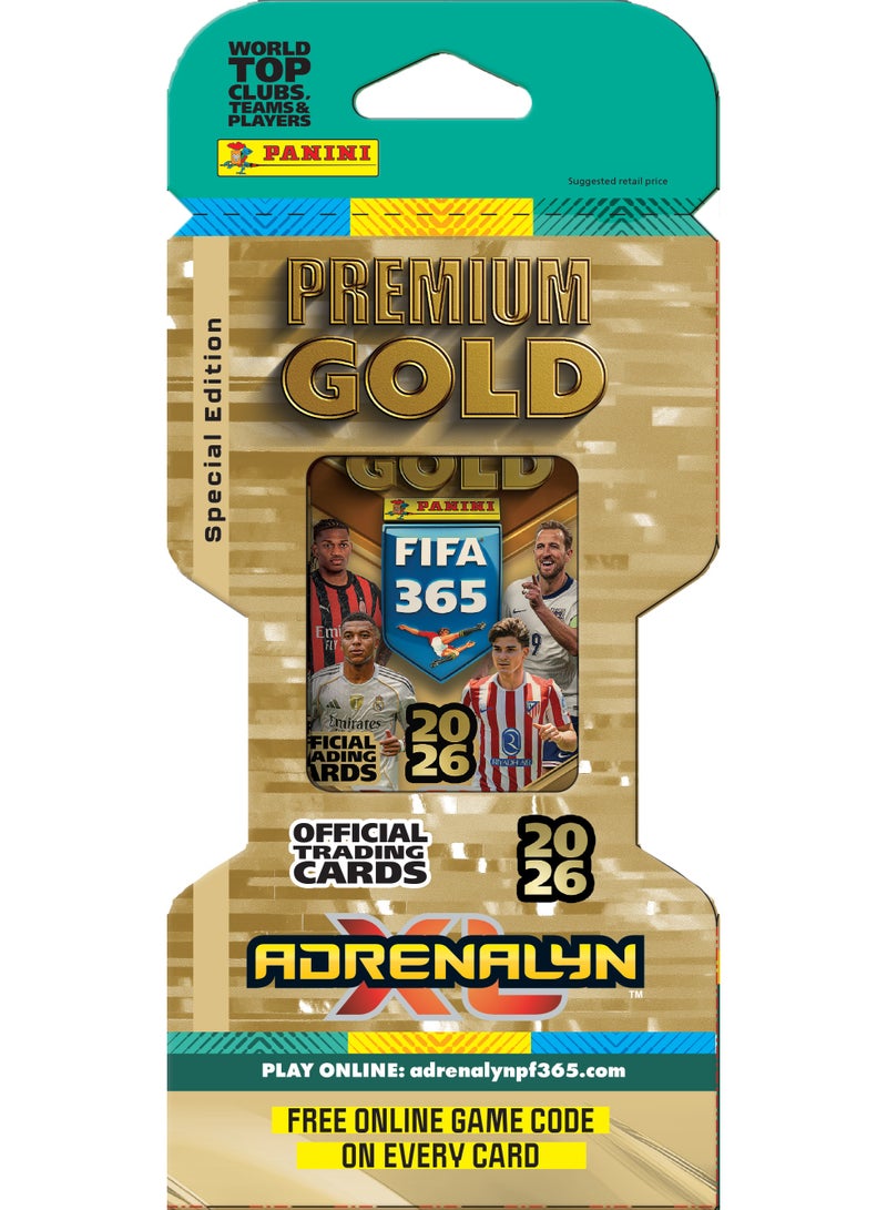 Panini 365 Fifa 2025/26 Adrenalyn XL Trading Card Collection Premium Gold Packs - 5514 - Image 2
