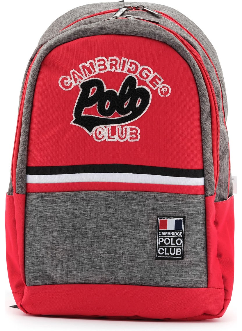 Cambridge Polo Club - Stanford Academy Unisex Backpack with Two Main Compartments - Image 1