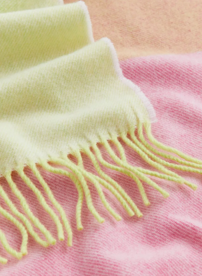 اتش اند ام Wool-Blend Blanket