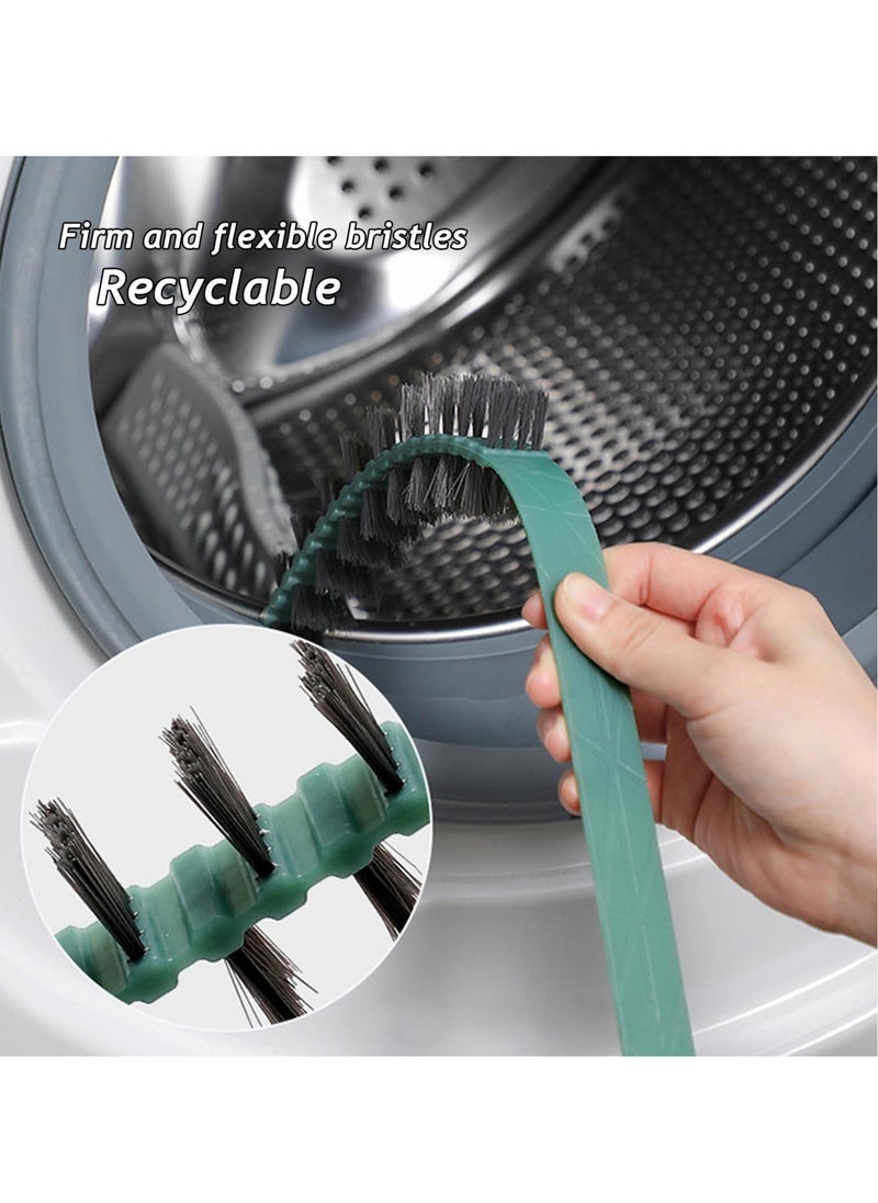 Excefore - Washing Machine Cleaning Brush, Crevice Brush of Drum Washing Machine, Home Essentials Cleaning Brush, Long Coil Brush Washing Machine Brush Stiff Bristle Cleaning Tool (3PCS) - Image 1