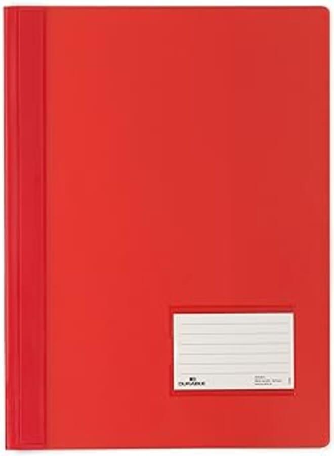 Durable hunke & jochheim duralux , translucent film, extra-wide for a4, 280 x 33 mm red 1 item