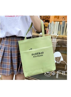 SUNSTAR New 4-piece casual doll backpack set cute bear sweet large capacity backpack crossbody bag handbag pencil box for children, girls, high school students, green  - Image 3