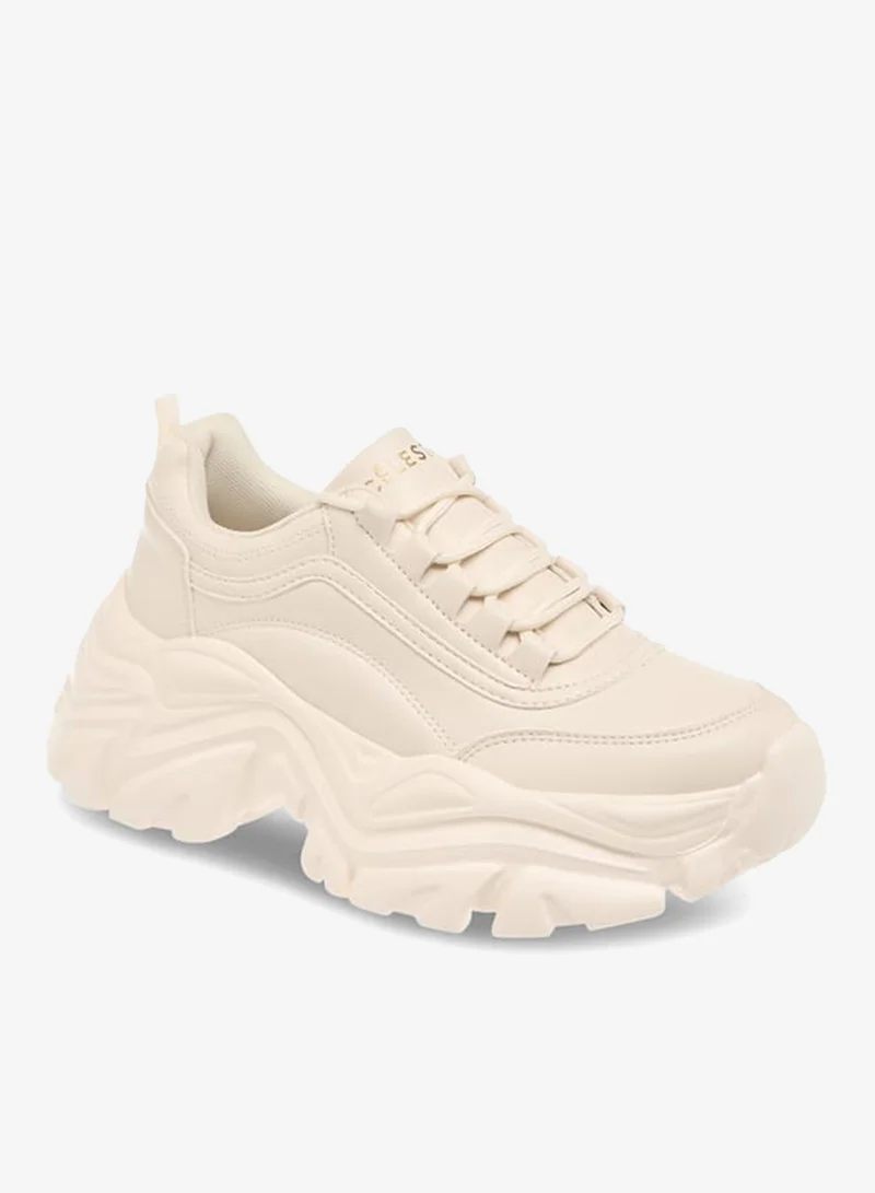 سيليست سنيكرز نسائي بأربطة وتفاصيل متباينة