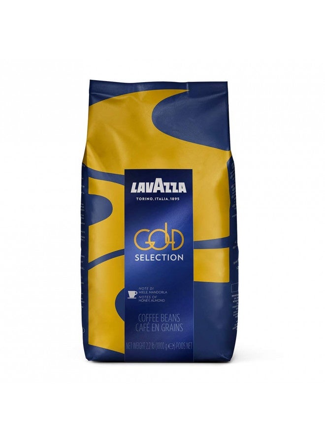 Lavazza Lavazza Gold Selection Whole Bean Coffee Blend, Medium Espresso Roast, 2.2 Pound Bag ,Authentic Italian, Blended And Roasted In Italy,Well Balanced, Medium Roast With Notes Of Honey And Almond 