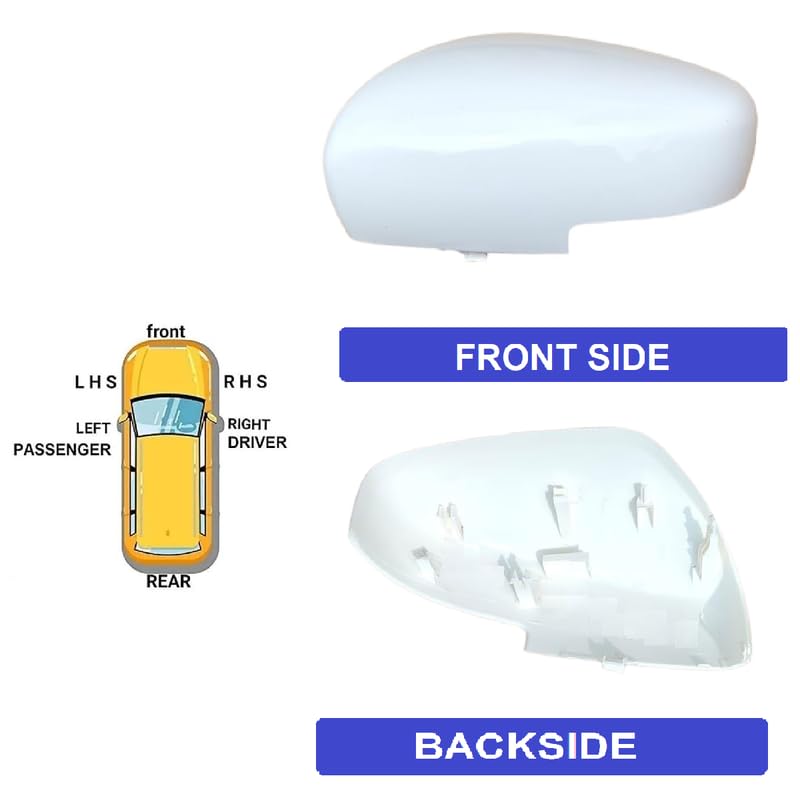 STYCARO -ORVM Side View Mirror Cover/Cap for Maruti Suzuki Wagon R 3RD GEN 2019-2025 Year Model (INDICATOR CUT TYPE, LEFT PASSENGER SIDE) - Image 2