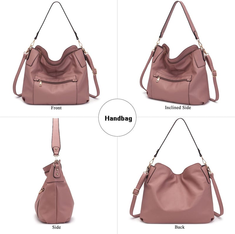 Idesort Large Crossbody Bags Ladies Shoulder Handbags Purse and Wallet Set for Women Totes Hobo Purses - Image 4