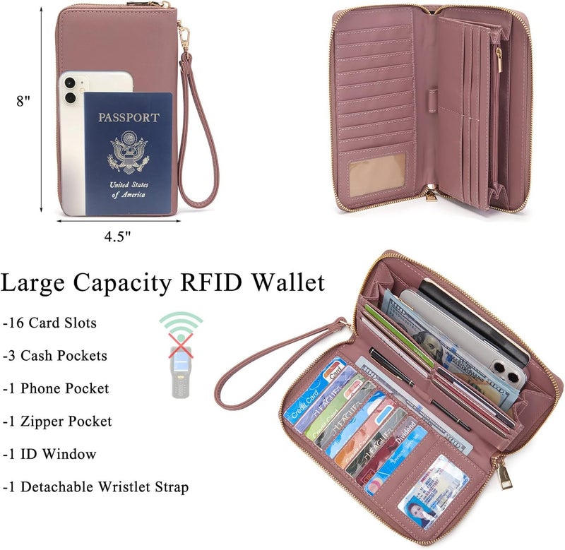 Idesort Large Crossbody Bags Ladies Shoulder Handbags Purse and Wallet Set for Women Totes Hobo Purses - Image 2