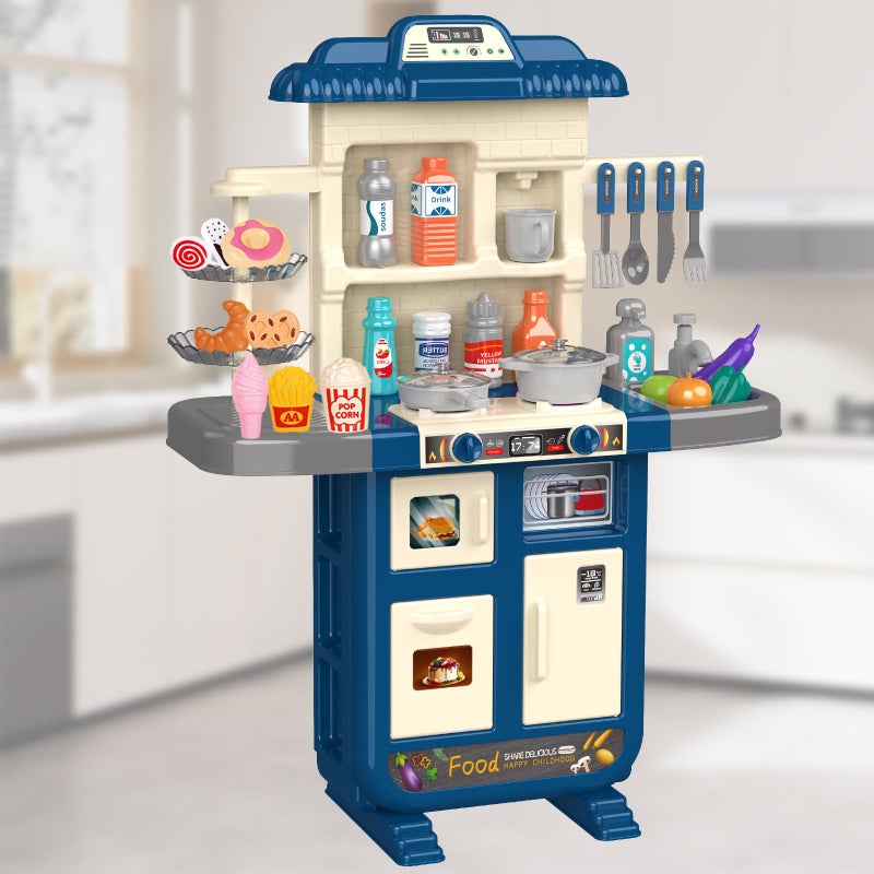 Doloowee Kids Kitchen Playset Kitchen Toy for Toddlers 35 with 40 Accessories Toy Kitchen Set for Kids Ages 48 Pretend Toy for Kids Girls Boys - Image 3