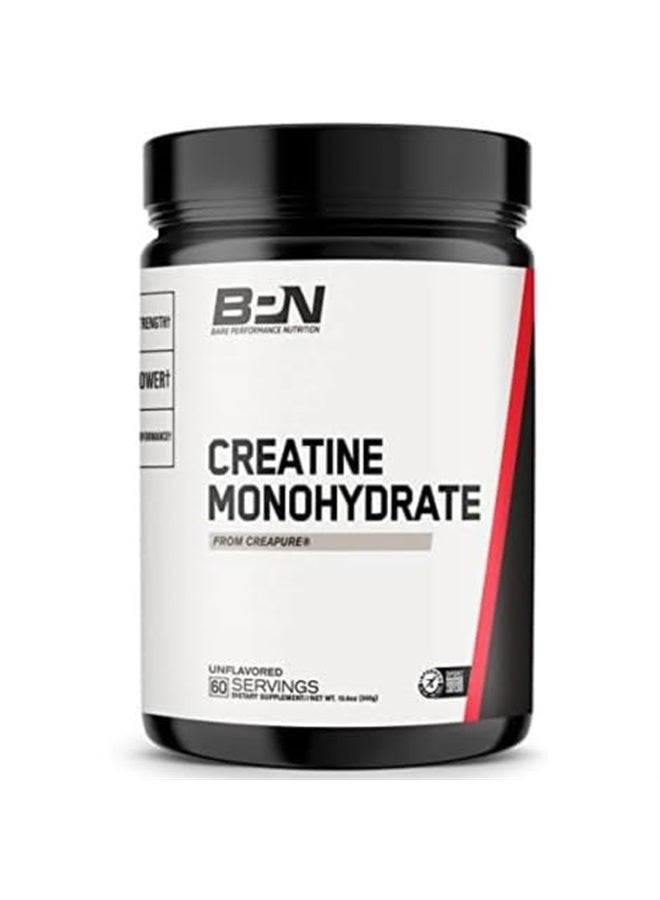 Bare Performance Nutrition , Safe and Effective BPN Pure Creatine Monohydrate by Creapure, Unflavored