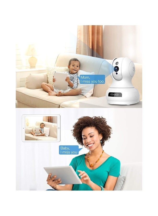 CONICO Wireless Camera, 1080P HD WiFi Pet Camera Baby Monitor, Pan/Tilt/Zoom IP Camera for Elder/Nanny Security Cam Night Vision Motion Detection 2-Way Audio Cloud Service Available Webcam - Image 2