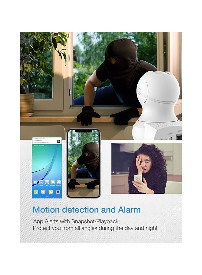 CONICO Wireless Camera, 1080P HD WiFi Pet Camera Baby Monitor, Pan/Tilt/Zoom IP Camera for Elder/Nanny Security Cam Night Vision Motion Detection 2-Way Audio Cloud Service Available Webcam - Image 5