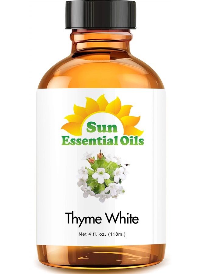 Sun Essential Oils 4oz - Thyme Essential Oil - 4 Fluid Ounces - Image 1