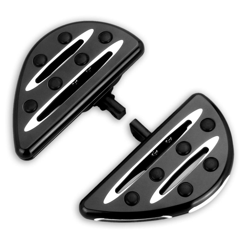 TOPRAMETAL Male Mount Foot Pegs Deep edge cut for harley softail passenger Floorboards Softail 883 1200 48 parts