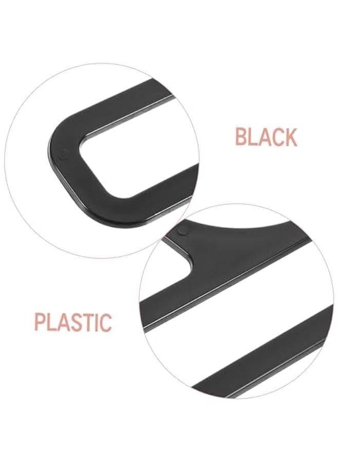 10pcs Clothes Hanger Towel Holder Scarf Rack Clothes Rack Scarf Organizer for Closet Scarf Holder Organizer Hangers Belt Organizer Scarf Display Belt Hanger Rectangle Tie Plastic  - Image 2