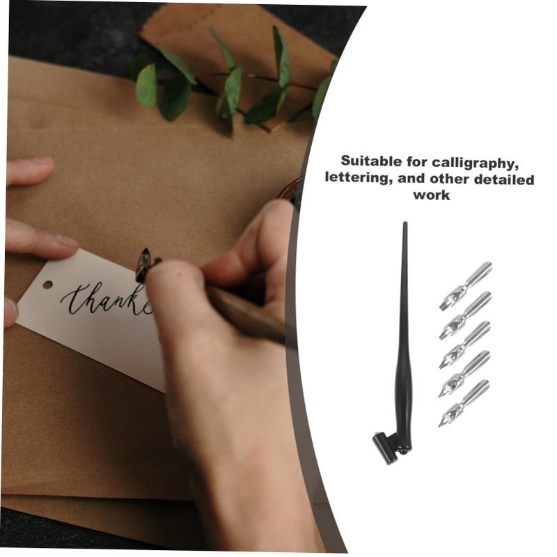 Handmade Irregular Rod Calligraphy Dip Pen For Drawing And Writing - Image 5