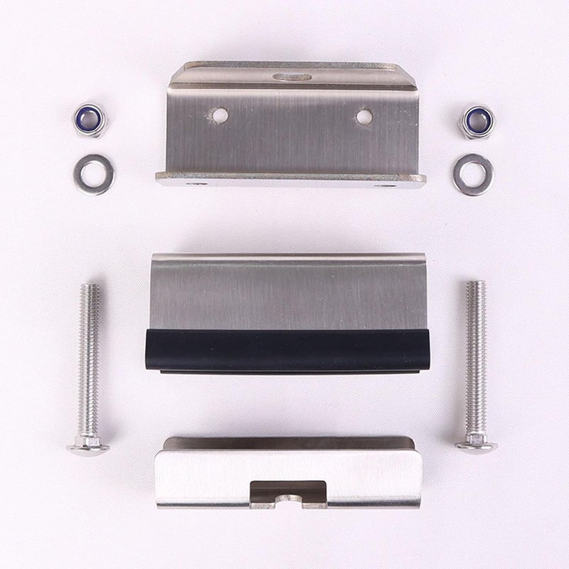 4pcs Steel Solar Mounting Clamps Brackets Yachts Roof Rack Stabilizers Weatherproof Design Easy Tool Without Assembly Panel Brackets Steel - Image 3