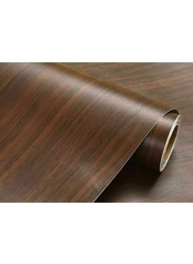 Original Self-Adhesive Wooden Pattern Wallpaper Roll - Waterproof Sticker for Furniture & Decor