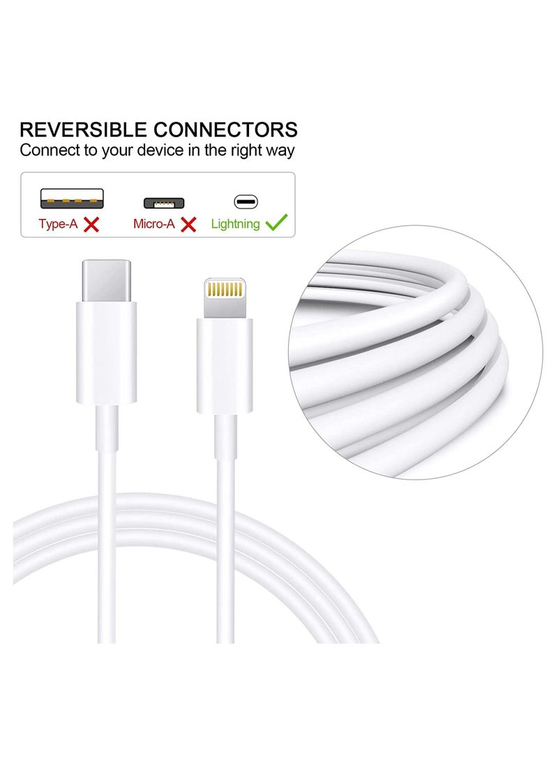 Generic Fast Charger [Apple MFi Certified] 20W USB C PD Wall Charger Plug with 6FT Type C to Lightning Cord Compatible with iPhone 13/12/11/Pro Max/XS Max  - Image 5