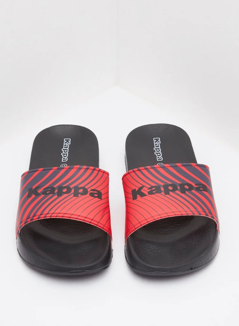 Kappa Printed Striped Slides