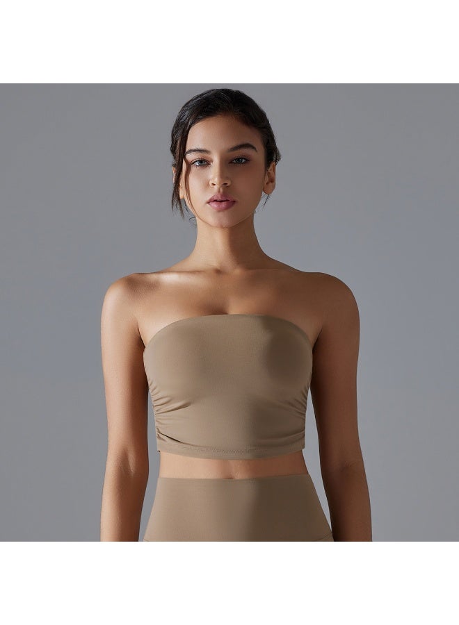 Casual Tube Top Sports Vest Women Gym Top Women Fitness Tank Top Women Quick-Dry Workout Bra Running Yoga Clothes - Image 2