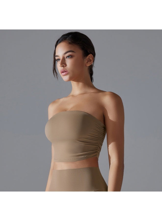 Casual Tube Top Sports Vest Women Gym Top Women Fitness Tank Top Women Quick-Dry Workout Bra Running Yoga Clothes - Image 3