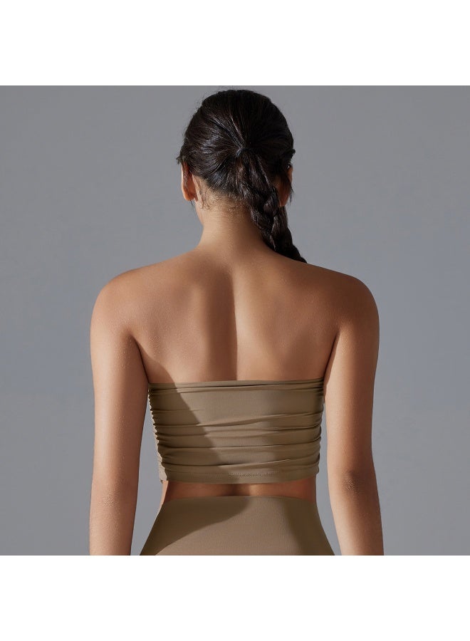 Casual Tube Top Sports Vest Women Gym Top Women Fitness Tank Top Women Quick-Dry Workout Bra Running Yoga Clothes - Image 4
