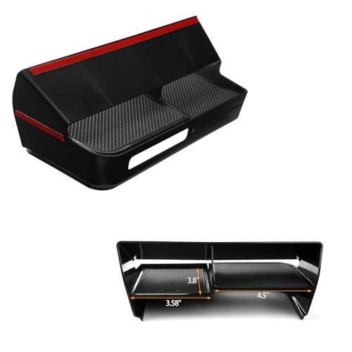 CKE 2pcs Compatible with Toyota Camry 2025 2026 Accessories Car Center Console Organizers Armrest Cover Glove Tray Armrest Storage Box Insert Container Holder for 2026 2025 Camry LE SE XLE XSE - Image 4