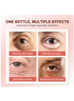 AuQuest Anti Dark Circles & Eye Bags Cream Reduce Wrinkle Dark Circles Puffiness & Eye Bags Under Eye Cream for Dark Circles and Puffiness Delicate Skin Under Eye with Peptides & Caffeine 20g  - Image 2