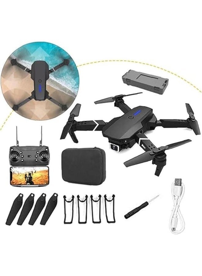 درون LS-E525 بكاميرا 4K، واتصال WiFi وتقنية FPV، مع خاصية انعدام التوجيه، وتثبيت الارتفاع، وتتبع المسار، والتصوير بالإيماءات، والانعكاس ثلاثي الأبعاد - Image 2