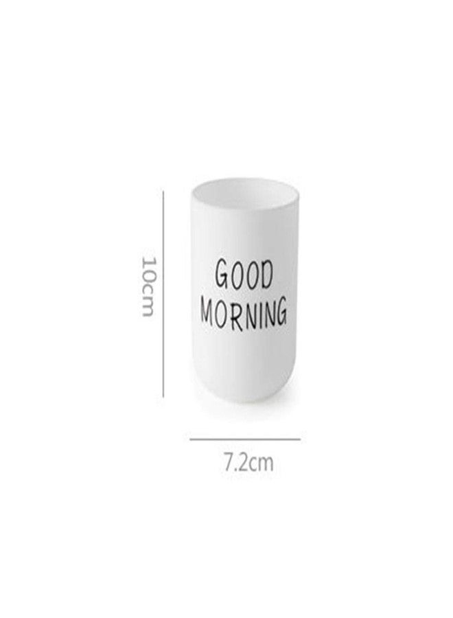 Saycker Toothbrush Makeup Brush Holder Cup Unbreakable Reusable Bathroom Vanity Countertop (Light Green) - Image 3