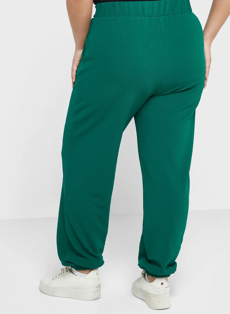 Only Carmakoma High Waist Belted Pants