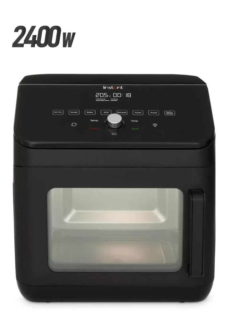 INSTANT Gourmet Air Fryer Oven 13L / 2400W With 9 one Touch Cooking Programs Black  - Image 1