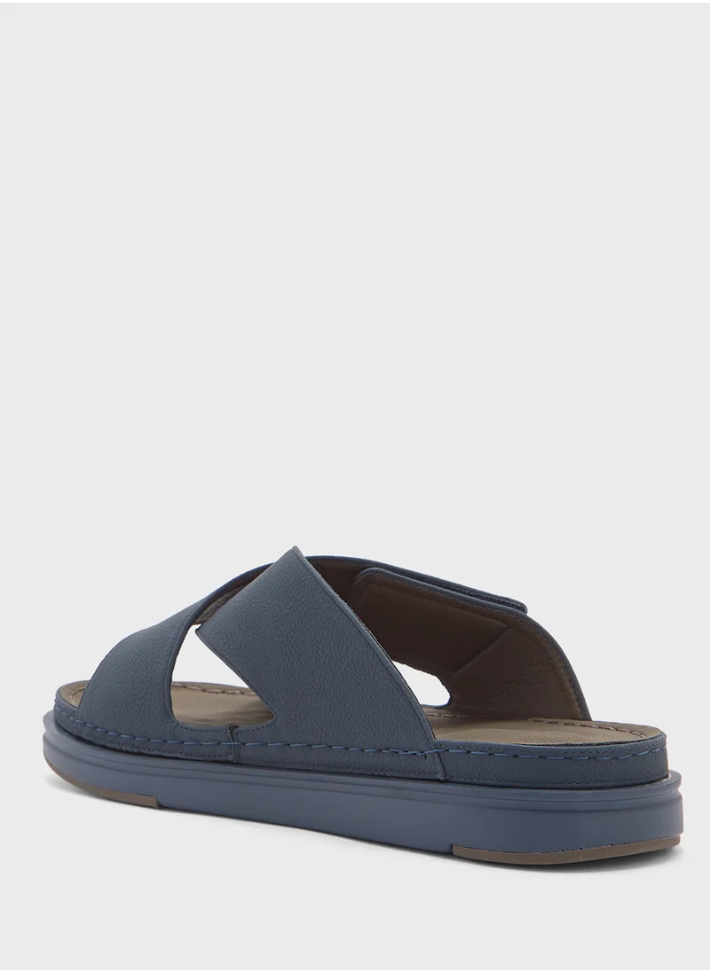 Robert Wood Cross Strap Comfortline Arabic Sandals
