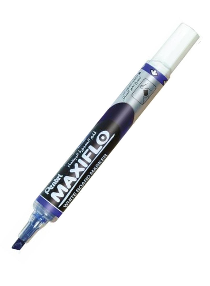 Pentel 3-Piece Maxiflo White Board Marker Chisel Tip Blue Ink - Image 2