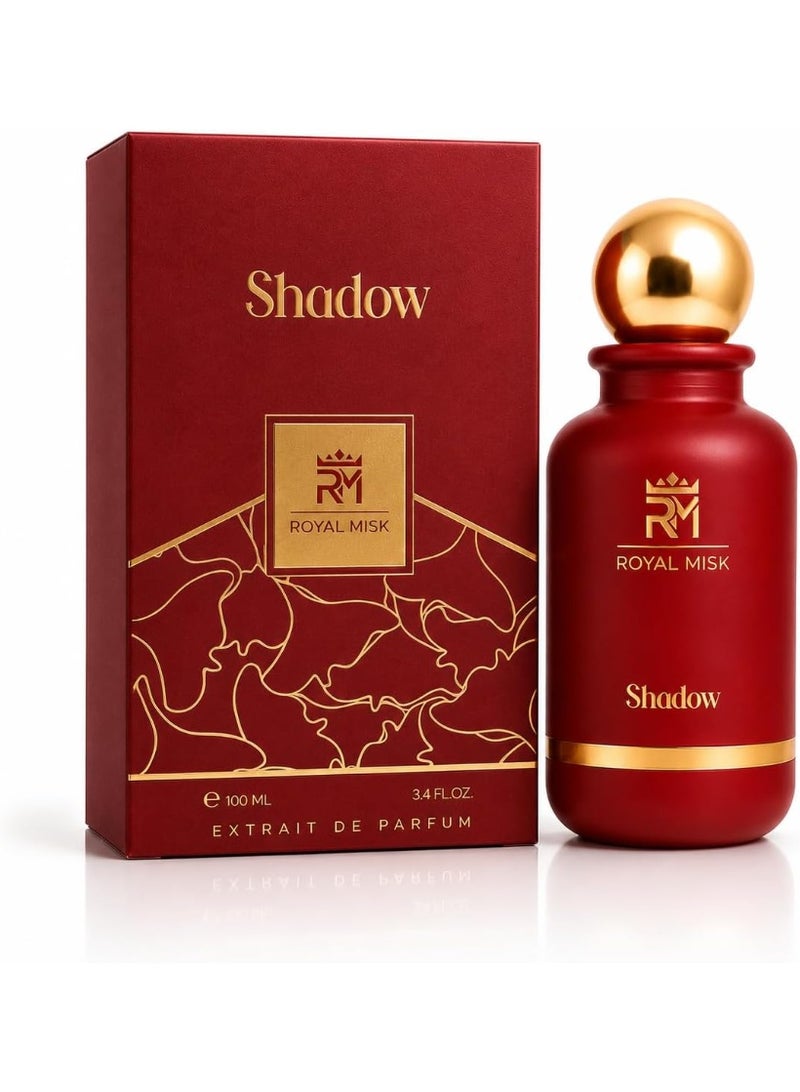 Royal Misk ظل المسك الملكي – عطر مركز 100 مل – الكرز الأسود، الورد التركي والفانيليا – عطر فاخر للجنسين – صنع في فرنسا - Image 1