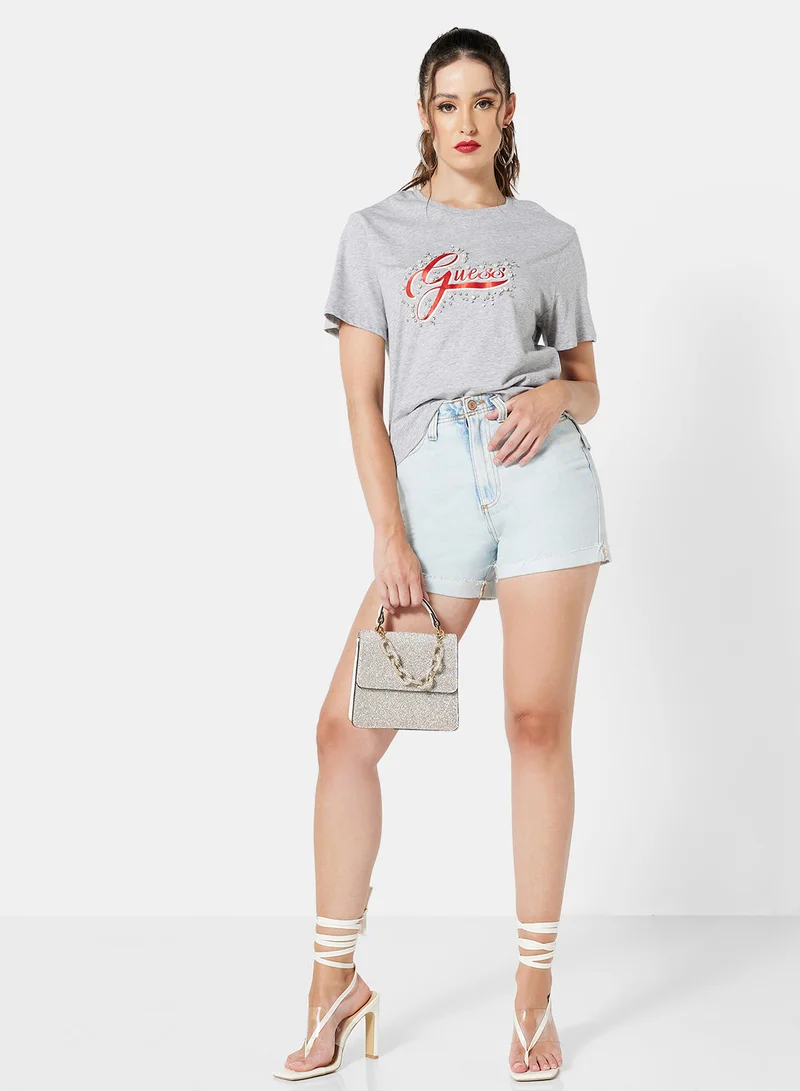 GUESS Chest Logo T-Shirt
