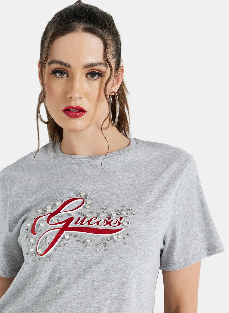 GUESS Chest Logo T-Shirt