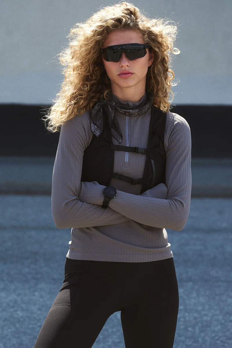 H&M Drymove Seamless Zip-Top Sports Top