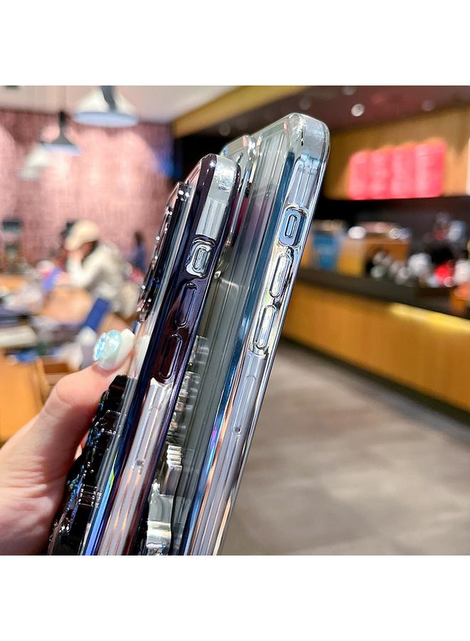 اس-توب جراب لهاتف iPhone XR مصنوع من مادة TPU بنمط بوابة تنين قافز مطلي بالكهرباء - Image 5