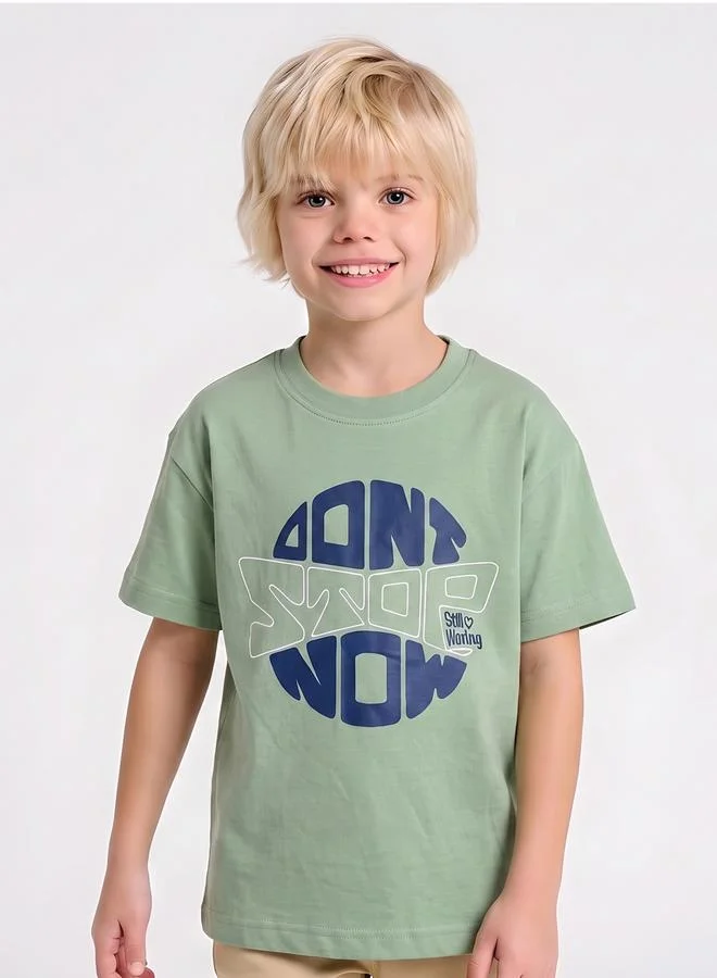 Take Two Boys Oversized Graphic T-Shirt By Juniorloom