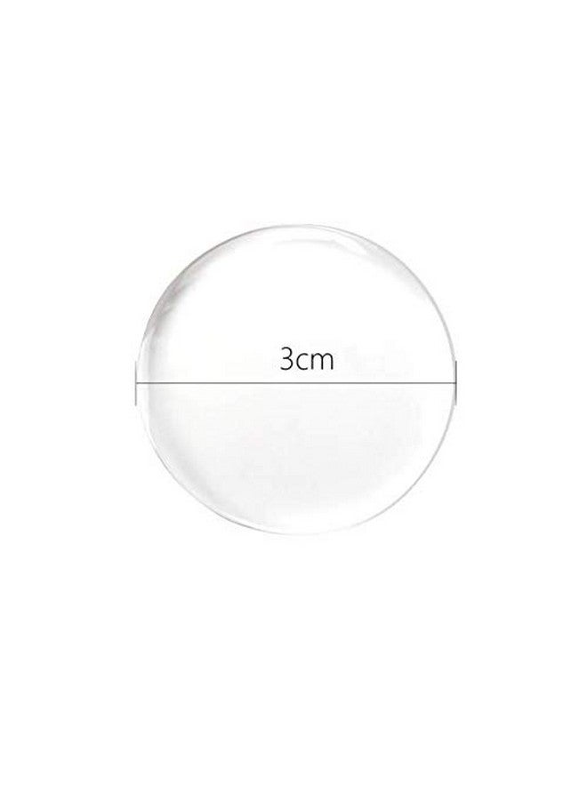 لاسوم قطعتان من بطانة الرموش الصناعية المطعمة من السيليكون وسادة زهر سريعة لوصلات الرموش أداة مكياج الرموش (قطر 3 سم) - Image 3