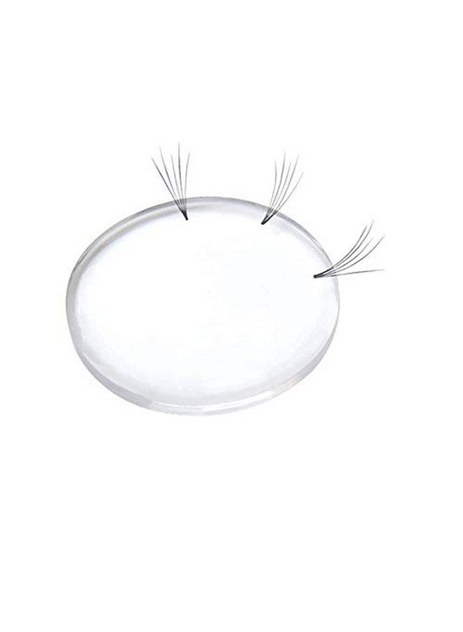 لاسوم قطعتان من بطانة الرموش الصناعية المطعمة من السيليكون وسادة زهر سريعة لوصلات الرموش أداة مكياج الرموش (قطر 3 سم) - Image 1