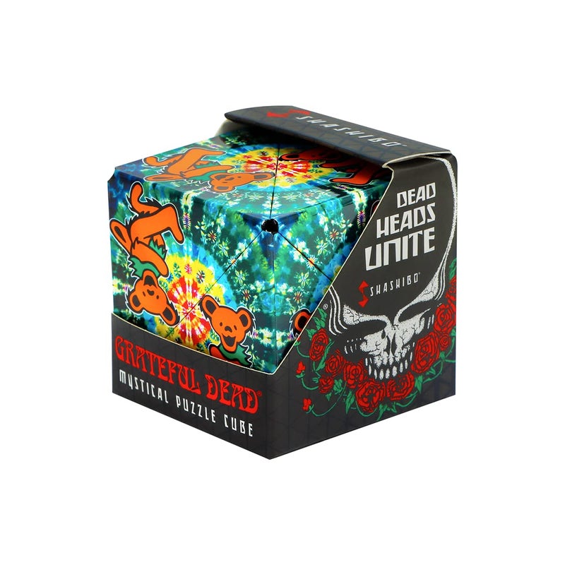 Shashibo Shape Shifting Box - Award-Winning Fidget Toy w/ 36 Rare Earth Magnets - Fidget Cube Transforms Into Over 100 Shapes, Sensory Toy Gift for Kids, Teens, and Adults (Dancing Bears) - Image 1