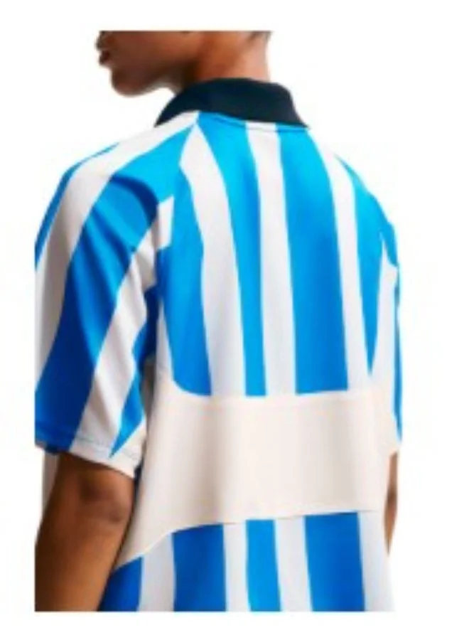 Nike LT PHOTO BLUE/CHALK/LT PHOTO BLUE/(BLACK) Nsw Street Oversized Stripe Jersey for Women | Best Price UAE