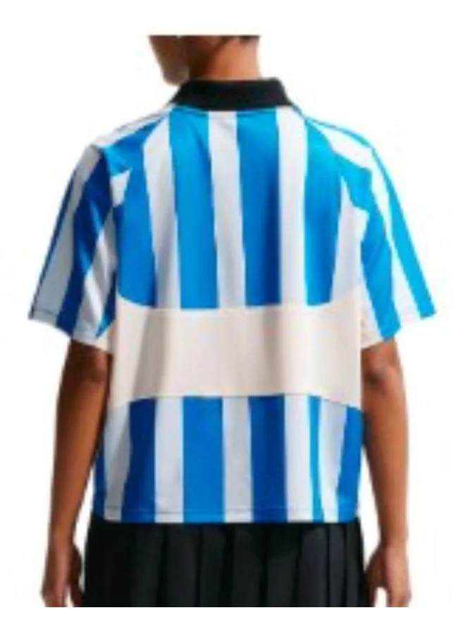 Nike LT PHOTO BLUE/CHALK/LT PHOTO BLUE/(BLACK) Nsw Street Oversized Stripe Jersey for Women | Best Price UAE