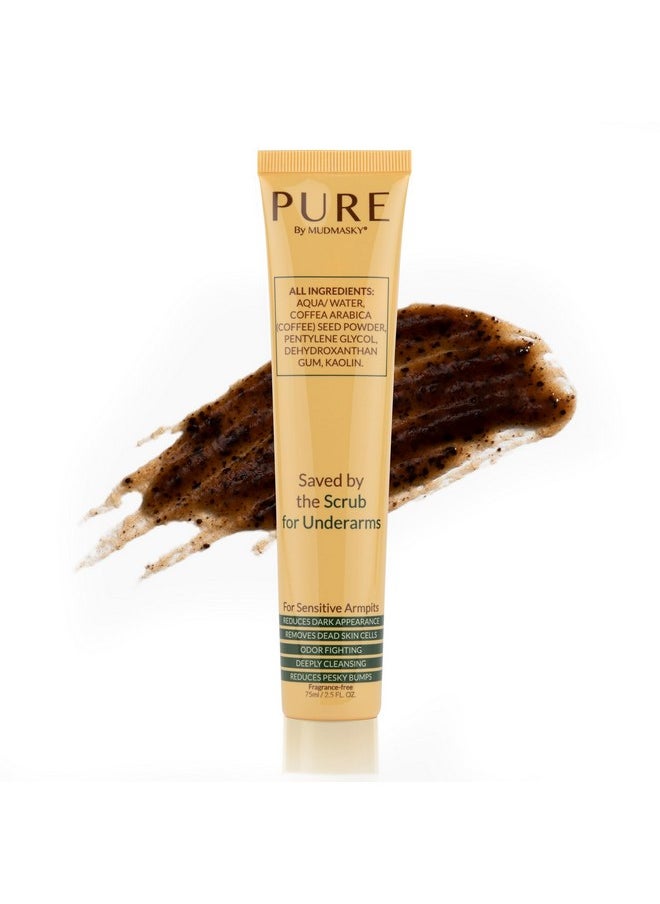 MUDMASKY - PURE by MUDMASKY Softening Saved by the Scrub For Underarms. Armpit Detox Scrub & Mask. Natural & Clean Body Scrub - Image 1